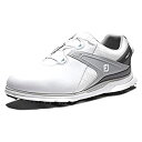 【中古】【輸入品・未使用】FootJoy メンズ Pro/Sl Boa ゴルフシューズ%カンマ% ホワイト/グレー%カンマ% 8.5 Wide