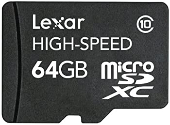 【中古】【輸入品・未使用】Lexar microSDXC 64GB Mobile Flash Card LSDMI64GASBNAC10 by Lexar