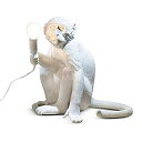 【中古】【輸入品・未使用】Seletti Monkey Lamp Sitting Monkey-shaped lamp white 110 Volt