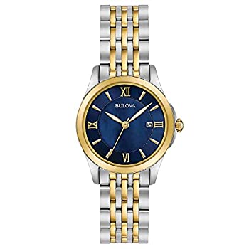 【中古】【輸入品・未使用】Bulova レディース腕時計 ツートーン イエローゴールド/ブルー 【中古】【輸入品・未使用】Bulova レディース腕時計 ツートーン イエローゴールド/ブルー