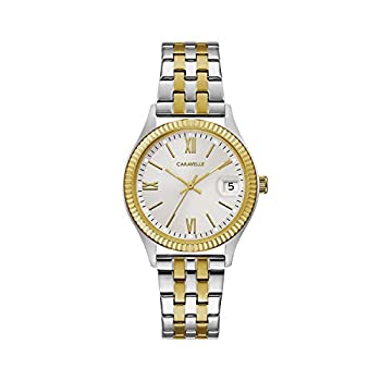 【中古】【輸入品・未使用】Caravelle by Bulova Women 'sツートンカラーブレスレットドレス腕時計 【中古】【輸入品・未使用】Caravelle by Bulova Women 'sツートンカラーブレスレットドレス腕時計