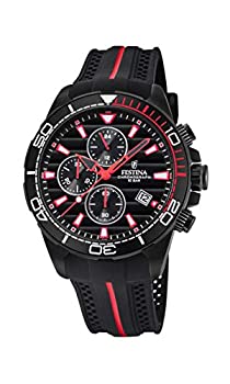 【中古】【輸入品・未使用】Festina Men's The Originals F20366-3F37 Black Silicone Quartz Fashion Watch