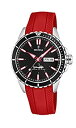 【中古】【輸入品・未使用】メンズ腕時計 Festina F20378/6 曜日/日付 ダイバー 20バー 44mm レッドラバー(2)