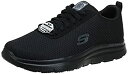 【中古】【輸入品・未使用】Skechers メンズ フレックス アドバンテージ ベンドン ワークシューズ%カンマ% ブラック%カンマ% 8 Wide