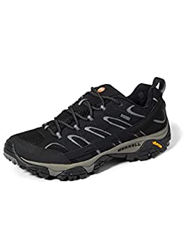 【中古】【輸入品 未使用】(7 UK カンマ Black (Black)) - Merrell Men 039 s Moab 2 GTX Low Rise Hiking Boots