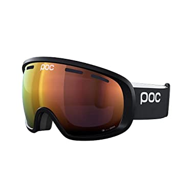 【中古】【輸入品・未使用】POC Fovea Clarity ゴーグル スキー スノーボード用 ウラニウム ブラック/スペクトリス オレンジ ワンサイズ