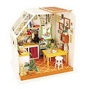 【中古】【輸入品・未使用】Hands Craft DIY ミニチュア ドールハウス キット | 3Dモデル クラフトキット | プレカットピース | LEDライ...