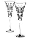 【中古】【輸入品・未使用】Waterford Crystal Wedding Heirloom Flute Pair