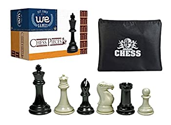 ޡåȥץ饹㤨֡šۡ͢ʡ̤ѡWE Games Super Tournament Staunton Chessmen - Triple Weighted Black & Cream Plastic Set with 4 in. KingפβǤʤ29,688ߤˤʤޤ