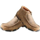 【中古】【輸入品・未使用】Twisted X メンズ ボマーレザー レースアップ ドライビング モカシン 10.5 2E US ブラウン