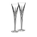 【中古】【輸入品・未使用】Lismore Diamond Toasting Flute Glass (Set of 2) by Waterford