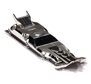 【中古】【輸入品・未使用】Integy RCモデル ホップアップ T4112SILVER Evo-6 ビレット機械加工合金センタースキッドプレート Traxxas 1/10 E-Revo (-2017)