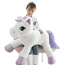 【中古】【輸入品・未使用】sofipal (ソフィパル) ジャイアントユニコーンぬいぐるみ ソフト ピロークッション 誕生日/バレンタイン/寝室に