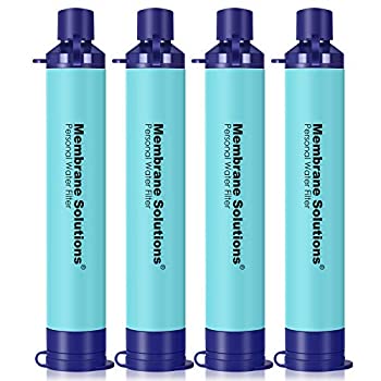 【中古】【輸入品・未使用】(メンブレンソリューションズ) Membrane Solutions ポータブルウォーターフィルターストロー 浄水ストロー ハイキング/キャンプ/旅行/緊急時のサ