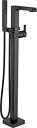 【中古】【輸入品・未使用】Delta Faucet T4767-BLFL 浴槽フィラー ハンドシャワーフロアマウント付き マットブラック(3)
