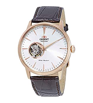 【中古】【輸入品・未使用】Orient オープンハート 自動 ホワイトダイヤル メンズ腕時計 FAG