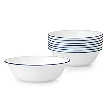 Corelle ボウルセット 8点セット クラシックカフェブルー