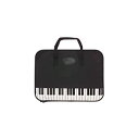 【中古】【輸入品・未使用】Gift House ミュージックキーボードブリーフケース(3)