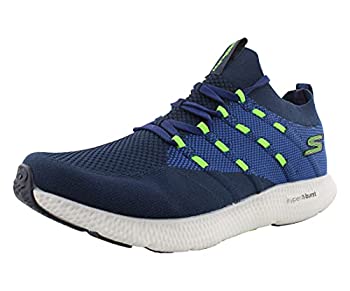 【中古】【輸入品・未使用】Skechers メンズ GOrun 7 スニーカー%カンマ% ネイビー/ライム%カンマ% 24.5