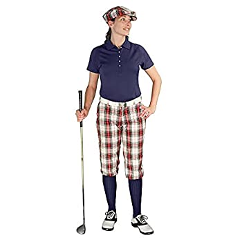 Golf Knickers Outfit - スチュワートコレクション - お揃いのゴルフキャップとふくらはぎソックス: レディース'パー5' - ドレススチュワート 10