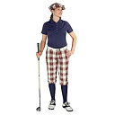 【中古】【輸入品・未使用】Golf Knickers Outfit - スチュワートコレクション - お揃いのゴルフキャップとふくらはぎソックス: レディース'...