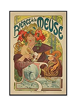 yÁzyAiEgpzBieres de la Meuse (A[eBXg:Mucha%J}% Alphonse) tX c. 1897Are[WL (24x36 t[M[bvXgb`L