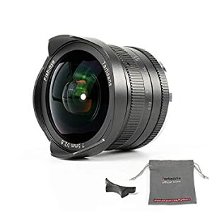 【中古】【輸入品・未使用】7職人7.5?MM f2?. 8?APS - Cサイズ広角魚眼レンズ固定レンズ( Aspherical ) with all-metal機体for Sony・EマウントカメラNEX a6500?Like Sony a