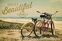 【中古】【輸入品・未使用】Point Pleasantビーチ、新しいジャージー???Bicyclesとビーチシーン 36 x 54 Giclee Print L...