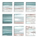 【中古】【輸入品・未使用】The Stupell Home Decor Collection nps-120_cn_9pc_12x12 ストレッチキャンバスウォ...