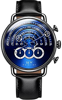 【中古】【輸入品・未使用】(carnivalカーニバル) I&Wシリーズ 腕時計 クオーツ 24時間 クロノグラフ 防水 メンズ (青色/黒色) 【中古】【輸入品・未使用】(carnivalカーニバル) I&Wシリーズ 腕時計 クオーツ 24時間 クロノグラフ 防水 メンズ (青色/黒色)