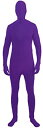 【中古】【輸入品・未使用】全身タイツ パープル コスチューム 大人男性用 Disappearing Man Purple■サイズ：STD