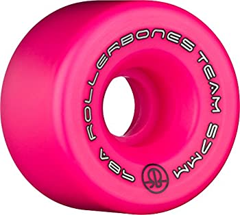 šۡ͢ʡ̤ѡ(57mm%% Pink) - Rollerbones Team Logo 98A Recreational Roller Skate Wheels (Set of 8)