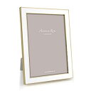 【中古】【輸入品・未使用】Addison Ross ホワイトエナメルゴールドフレーム 4x6(3)