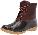 【中古】【輸入品・未使用】Sperry Top-Sider Women's Saltwater Rain Boot%カンマ% Tan/Dark Brown%カン...