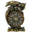 【中古】【輸入品・未使用】Pacific Giftware スチームパンク ギアワーク メカニカル ドラゴン デスクトップ時計 ホーム オフィス 職場 装飾用