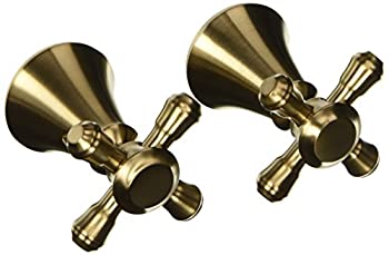 【中古】【輸入品・未使用】(Champagne Bronze) - Delta Faucet H295CZ Cassidy Two Cross Bath Faucet/Bidet Handle Kit%カンマ% Champagne Bronze