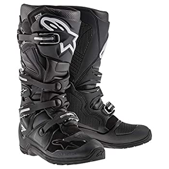 【中古】【輸入品・未使用】Alpinestars(アルパインスター)オフロードブーツ TECH7 エンデューロ　ブラック 7(25.5cm)%カンマ%-