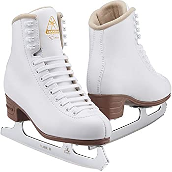 【中古】【輸入品・未使用】(Adult C 7) - Jackson Ultima Excel Series JS1290 / JS1291 / JS1294 White%カンマ% Women's and Girls Figure Ice Skates