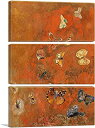 【中古】【輸入品・未使用】ARTCANVAS Evocation Butterflies 1912 キャンバスアートプリント オディロンレッドン 60%ダブルク...