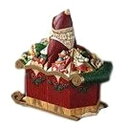 【中古】【輸入品・未使用】Enesco ピラーズ サンタのそり 9ピース ミュージカルセット 9.25インチ