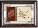 【中古】【輸入品・未使用】A True Friend Touches Your Heart ダークウッド仕上げジュエリーオルゴール アメージング・グレイスを演奏