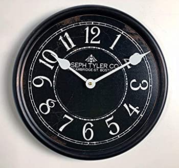 【中古】【輸入品・未使用】ブラック&ホワイトの壁掛け時計、8サイズ展開、ほとんどのサイズは2-3日発送、静音。 24-inch framed Black & White framed 24