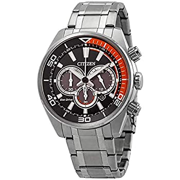 【中古】【輸入品・未使用】シチズン チャンドラー エコドライブ クロノグラフ ブラックダイヤル メンズウォッチ CA4330-57E