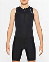 【中古】【輸入品・未使用】2XU ユース アクティブ トリスーツ (ブラック/ブラック、ラージ)