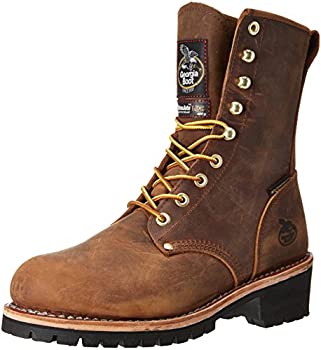 yÁzyAiEgpz[Georgia] GB00065 Mid Calf Boot%J}% Brown%J}% 8 M US