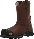 【中古】【輸入品 未使用】 Georgia Boot Rumbler Composite Toe Waterproof Pull-on Work Boot Black and Brown