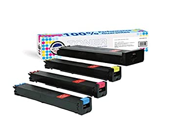 【中古】【輸入品・未使用】MADE IN USA TONER 交換用シャープMX-31NTCA、MX-31NTMA、MX-31NTYA、MX-50NTBA、MX-4100N、4101N、5000N、5001N (ブラック、シアン、イエロー、