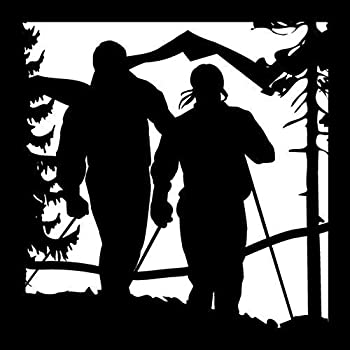 【中古】【輸入品・未使用】ログホームメタルバルコニーパネル挿入。24?x 24雪山スキー選手メタル