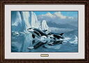 【中古】【輸入品・未使用】氷河のエッジフレーム入り限定版印刷by Persis Clayton Weirs