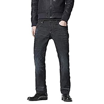 【中古】【輸入品・未使用】G-Star Raw メンズ アタック ロー ストレートフィット ジーンズ ブラック ハイドレート デニム US サイズ: 40W x 32L カラー: ブルー